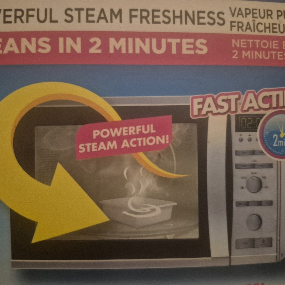 Steam Microwave Cleaner Cleans In 2 Mins 2 Units New Unused Easy To Use Powerful